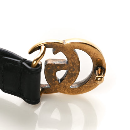Gucci Calfskin Double G 20mm Belt 80 32 Black 7 of 11