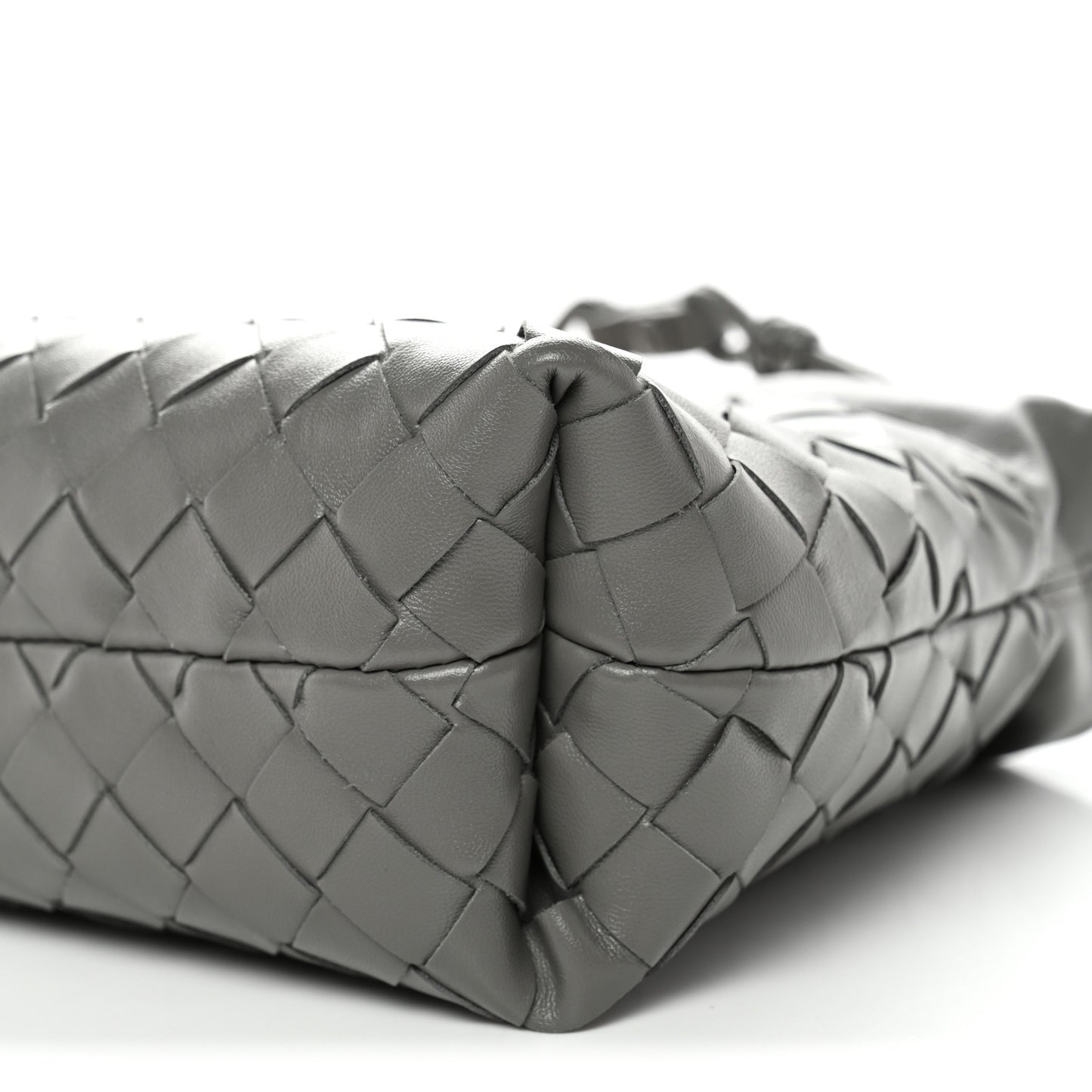 Nappa Intrecciato Dustbag Notte Shoulder Bag Basalt