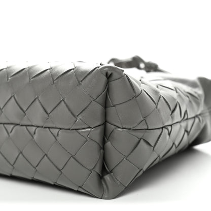 Bottega Veneta Nappa Intrecciato Dustbag Notte Shoulder Bag Basalt 10 of 10