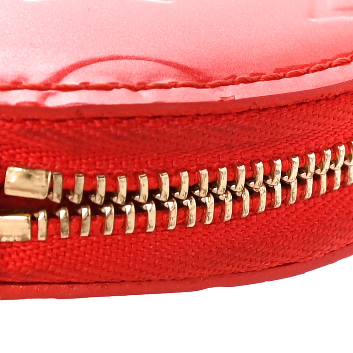 Vernis Roses Chapeau Coin Purse Orange Sunset