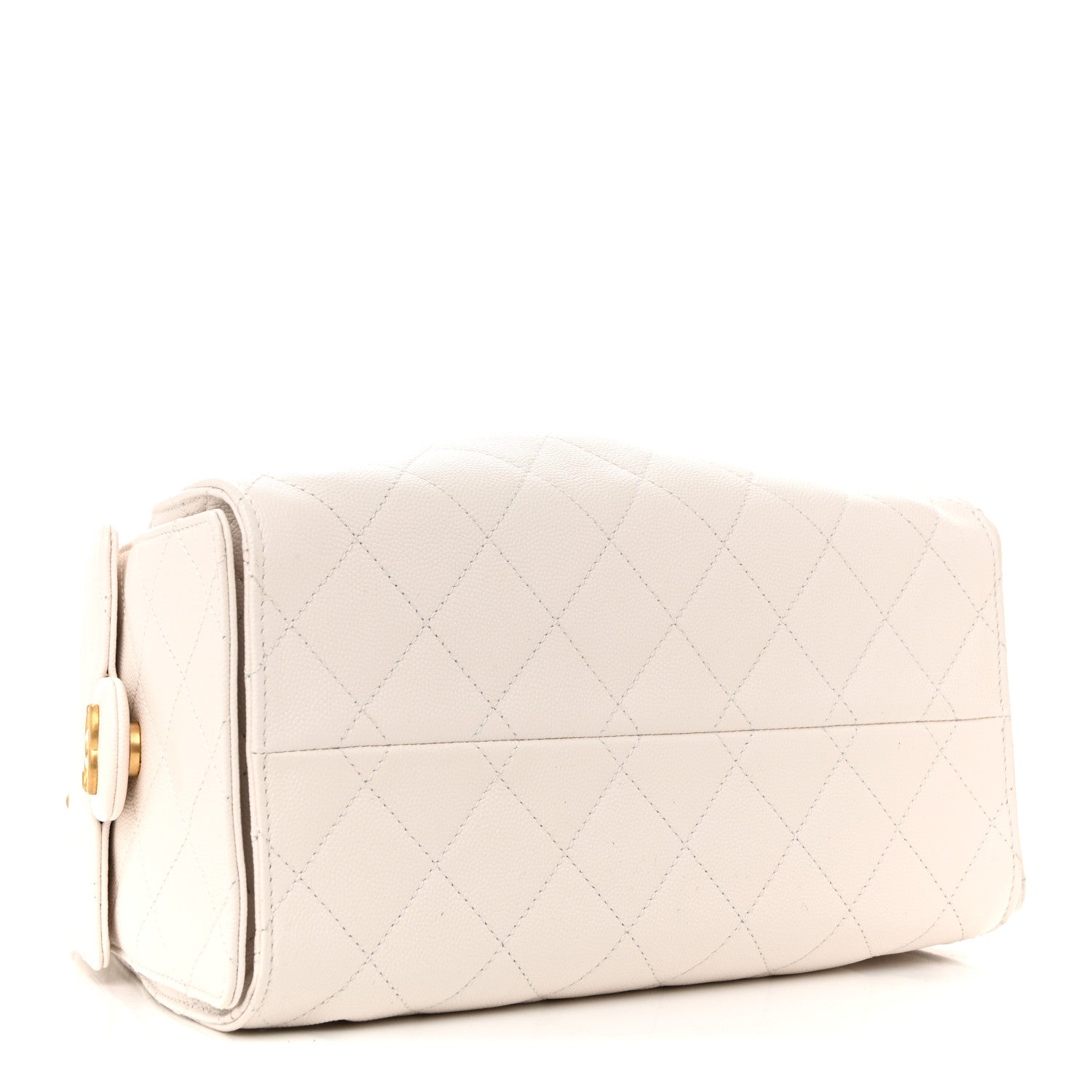 Chanel Caviar Quilted Small Chanel 25 Handbag White 4 of 14