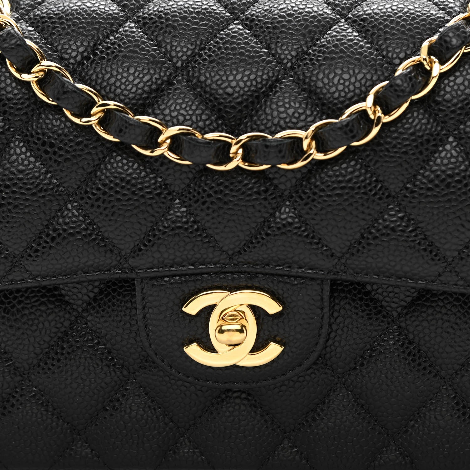 Chanel Caviar Quilted Small Double Flap Black 8 of 11