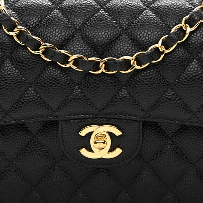 Chanel Caviar Quilted Small Double Flap Black 8 of 11
