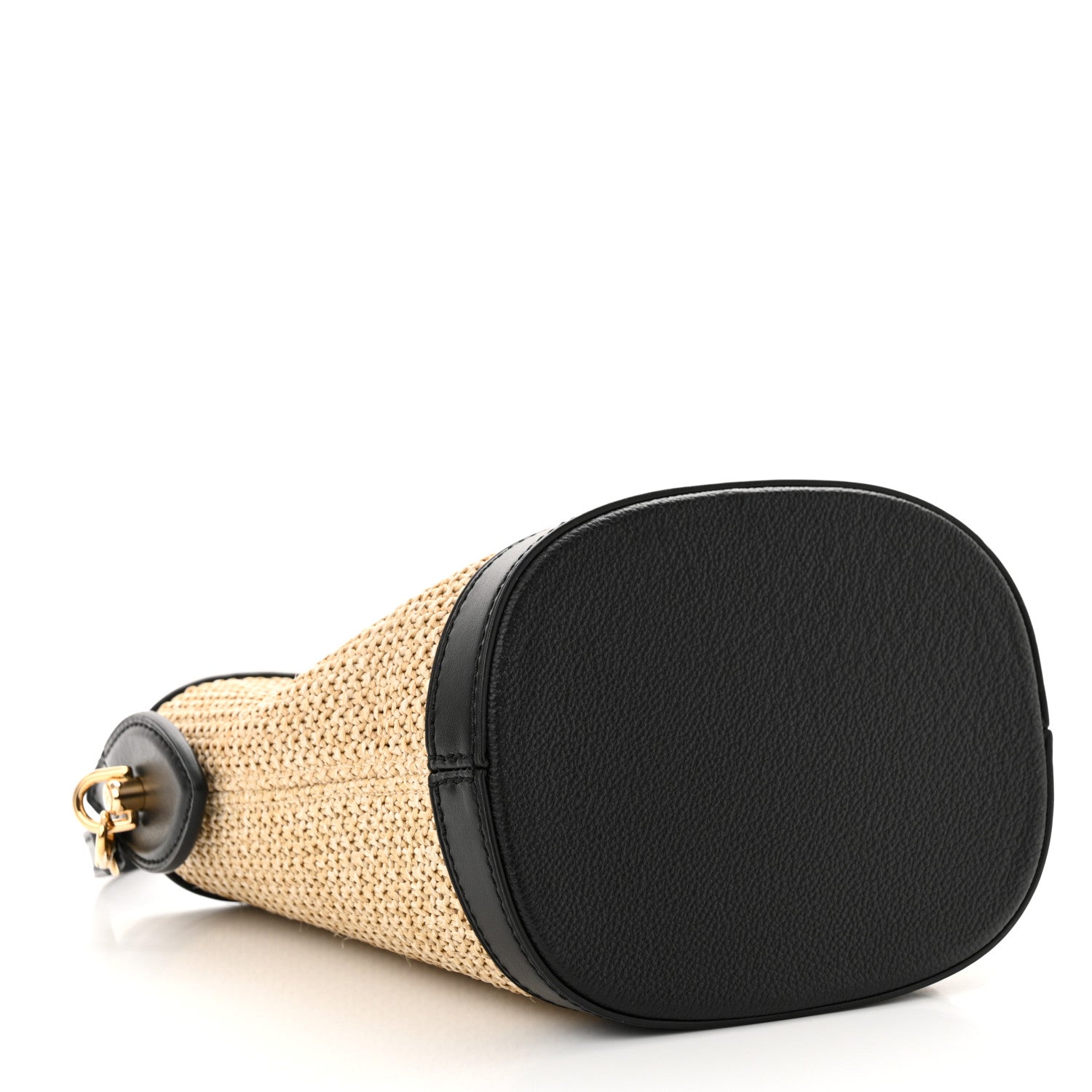 Louis Vuitton Raffia Petit Bucket Black 4 of 11