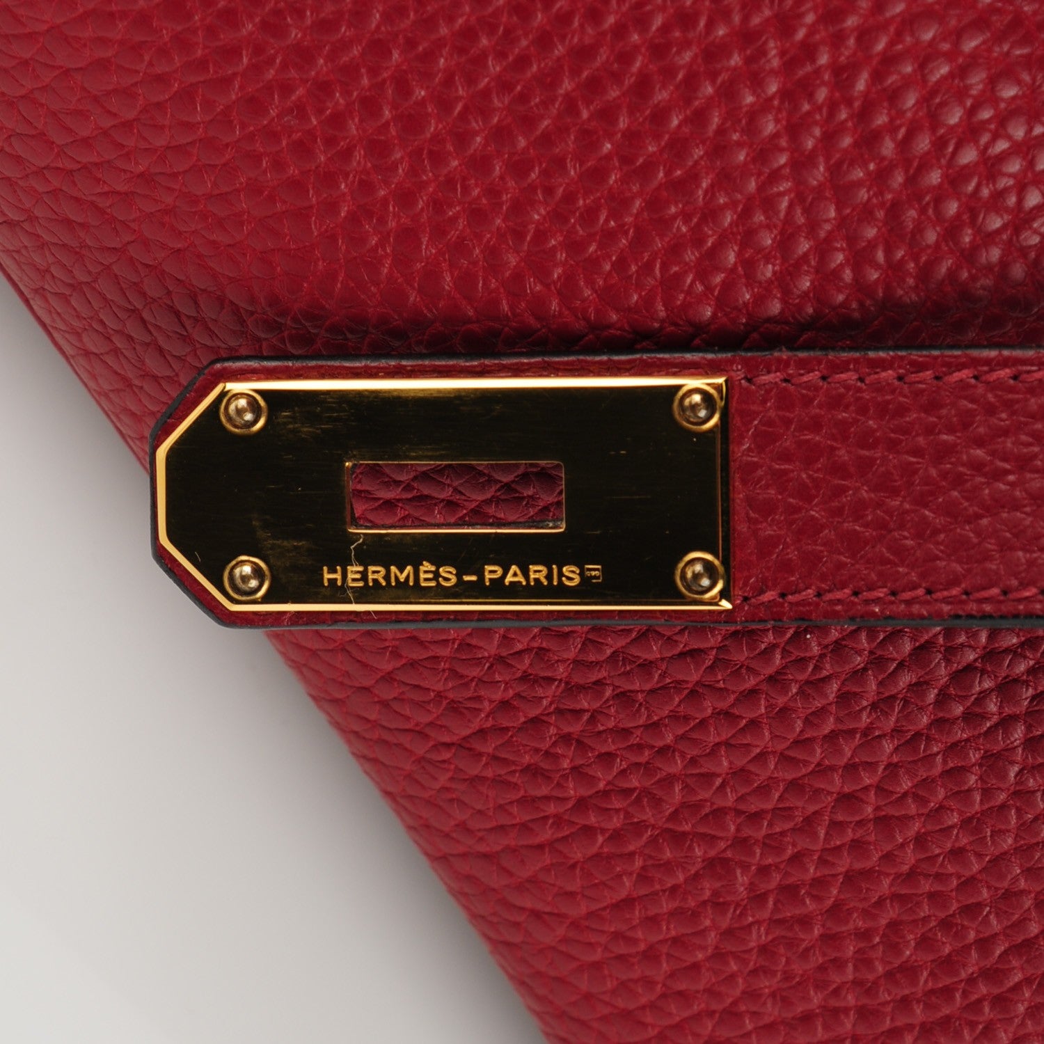 Hermes Taurillon Clemence JPG Birkin 42 Rouge H 5 of 19