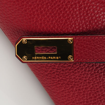 Hermes Taurillon Clemence JPG Birkin 42 Rouge H 5 of 19