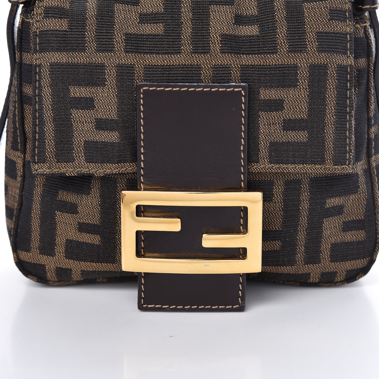 Fendi Zucca Mini Shoulder Bag Tobacco 7 of 9