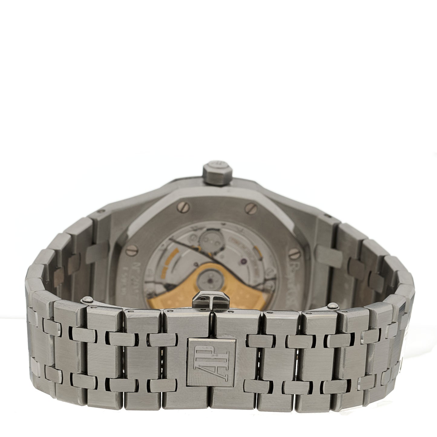 Stainless Steel 39mm Royal Oak Automatic Watch Black 15300ST
