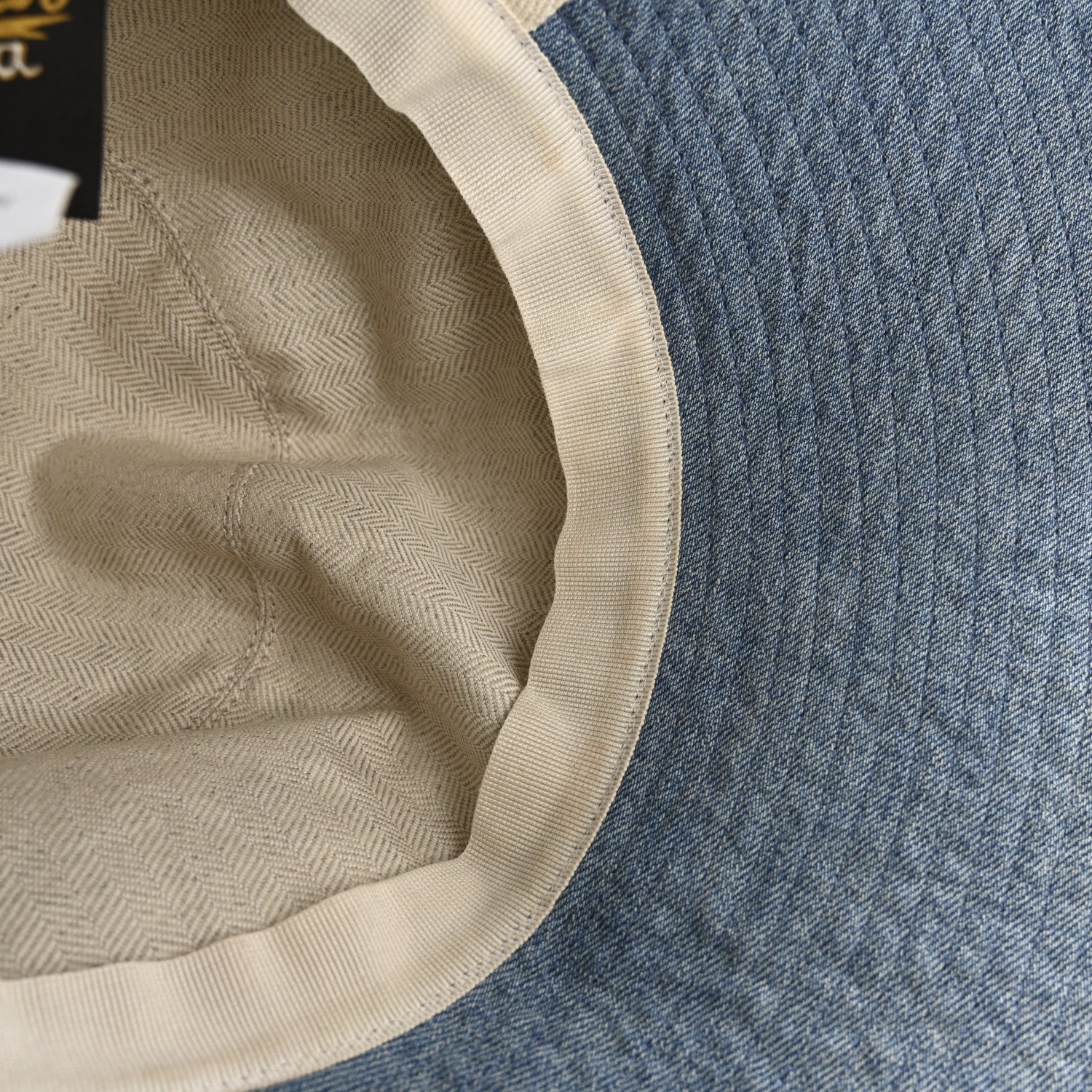 Loewe X PAULA'S IBIZA Denim Frayed Fisherman Bucket Hat 59 Blue