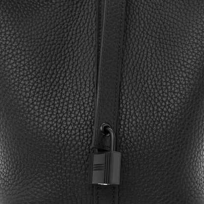 Hermes Taurillon Clemence Monochrome Picotin Lock 18 PM Black 8 of 13