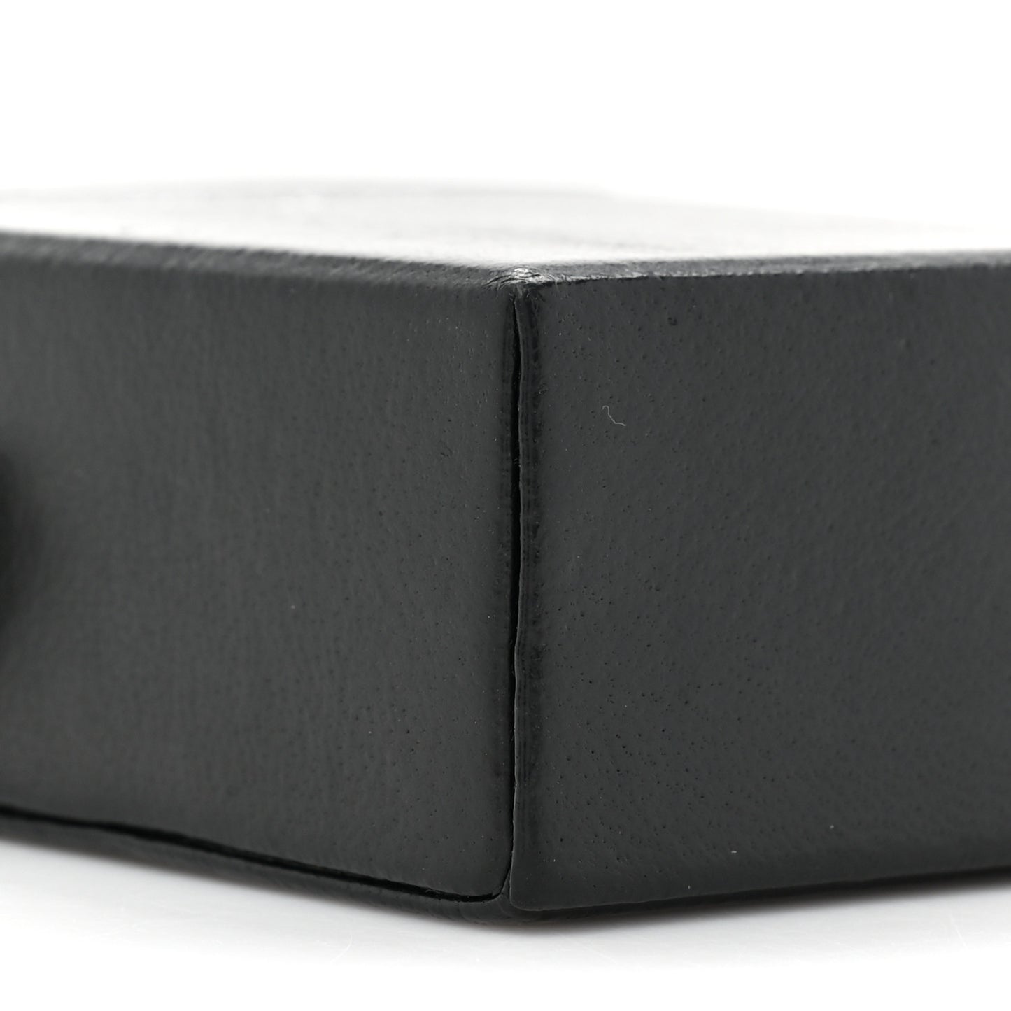 Lambskin Smoking Box Crossbody Black