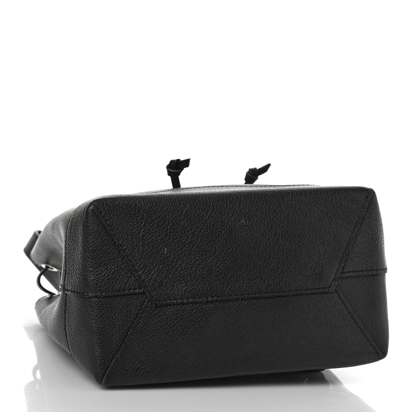 Calfskin Lockme Backpack Black