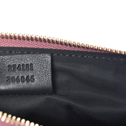 Gucci Metallic Crackled Calfskin Wristlet Salmone 7 of 8