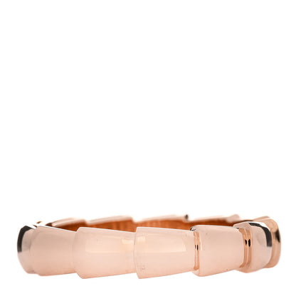 Bulgari 18K Rose Gold Serpenti Viper Band Ring 69 12.5 1 of 5