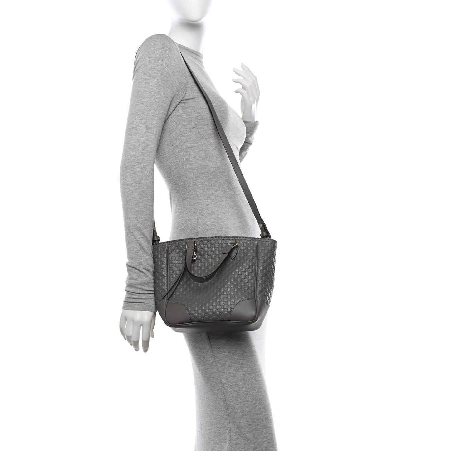 Microguccissima Small Bree Tote Graphite