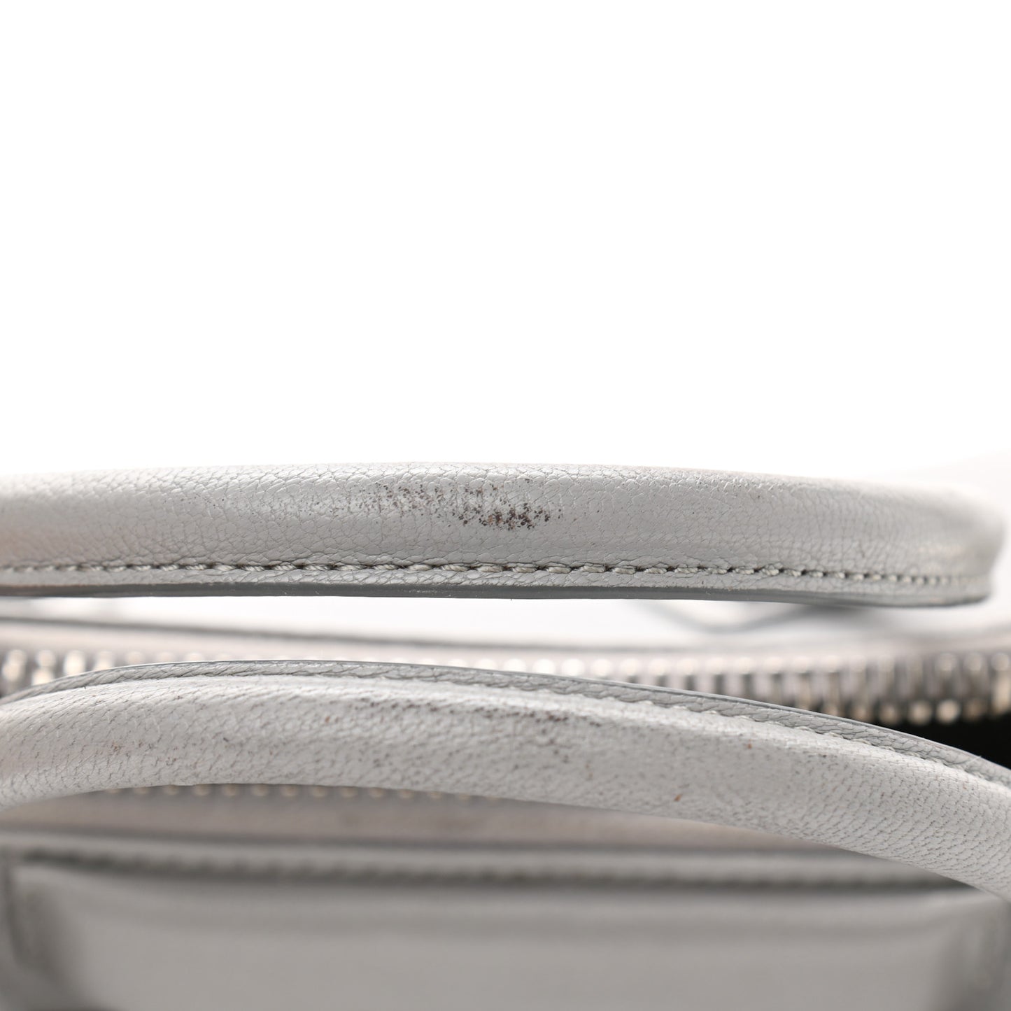 Sugar Goatskin Small Antigona Pearl Grey