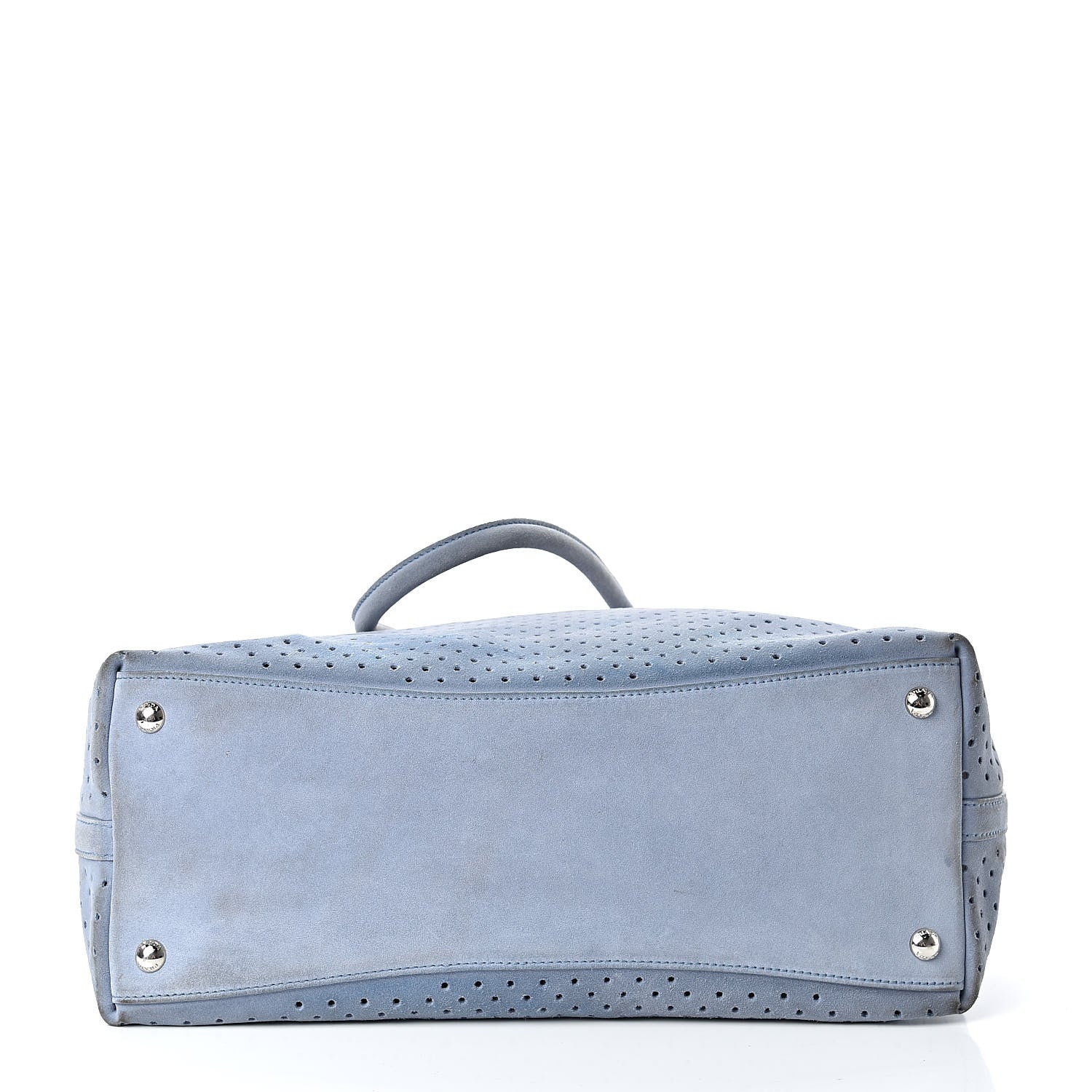 Prada Suede Perforated Tote Astrale 14 of 20