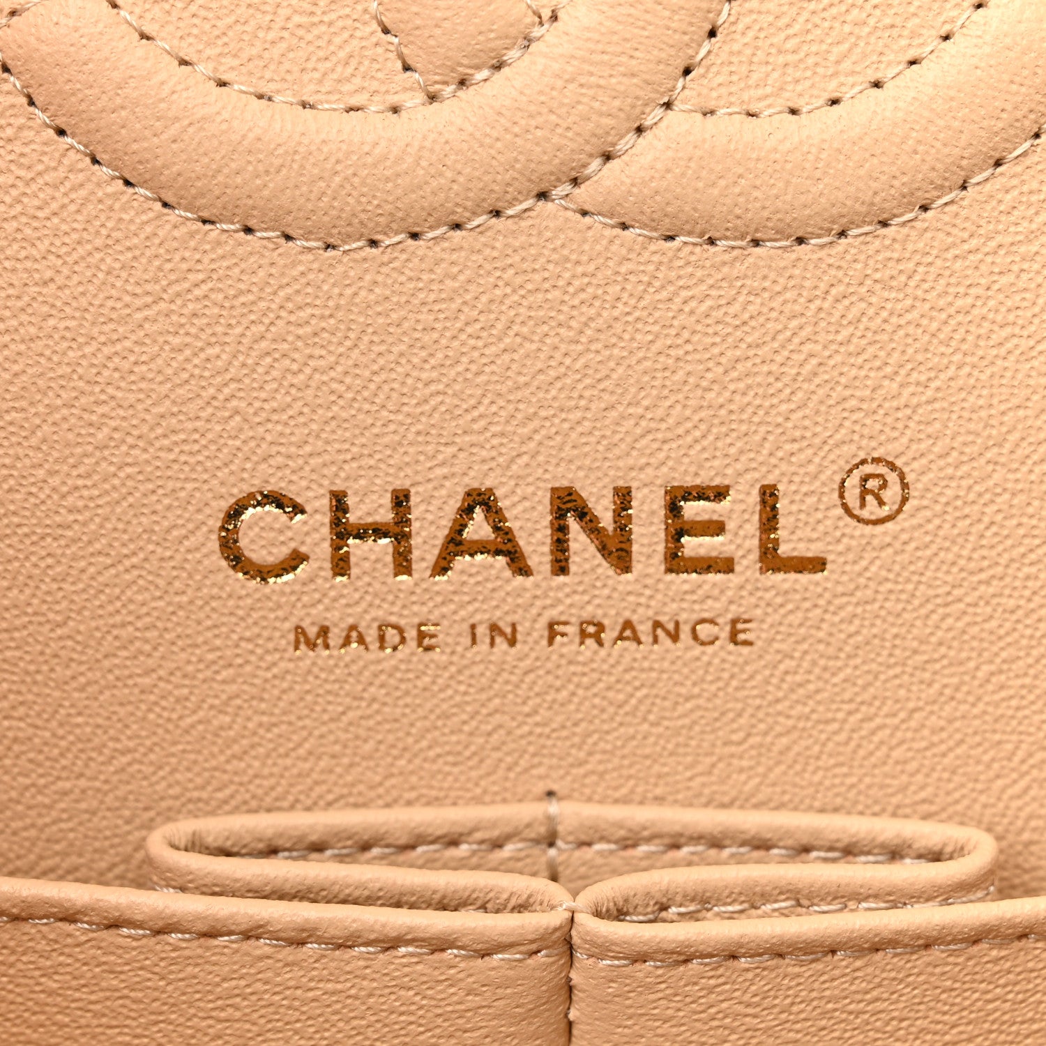 Chanel Caviar Quilted Small Double Flap Beige 7 of 12
