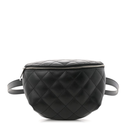 Chanel Lambskin Quilted Waist Belt Bag Black 1 of 10