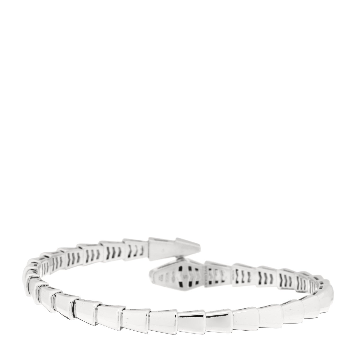 Bulgari 18K White Gold Serpenti Viper Bracelet S 2 of 3