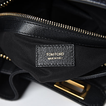 Tom Ford Suede Lock-Front Sling Bag Black 6 of 9