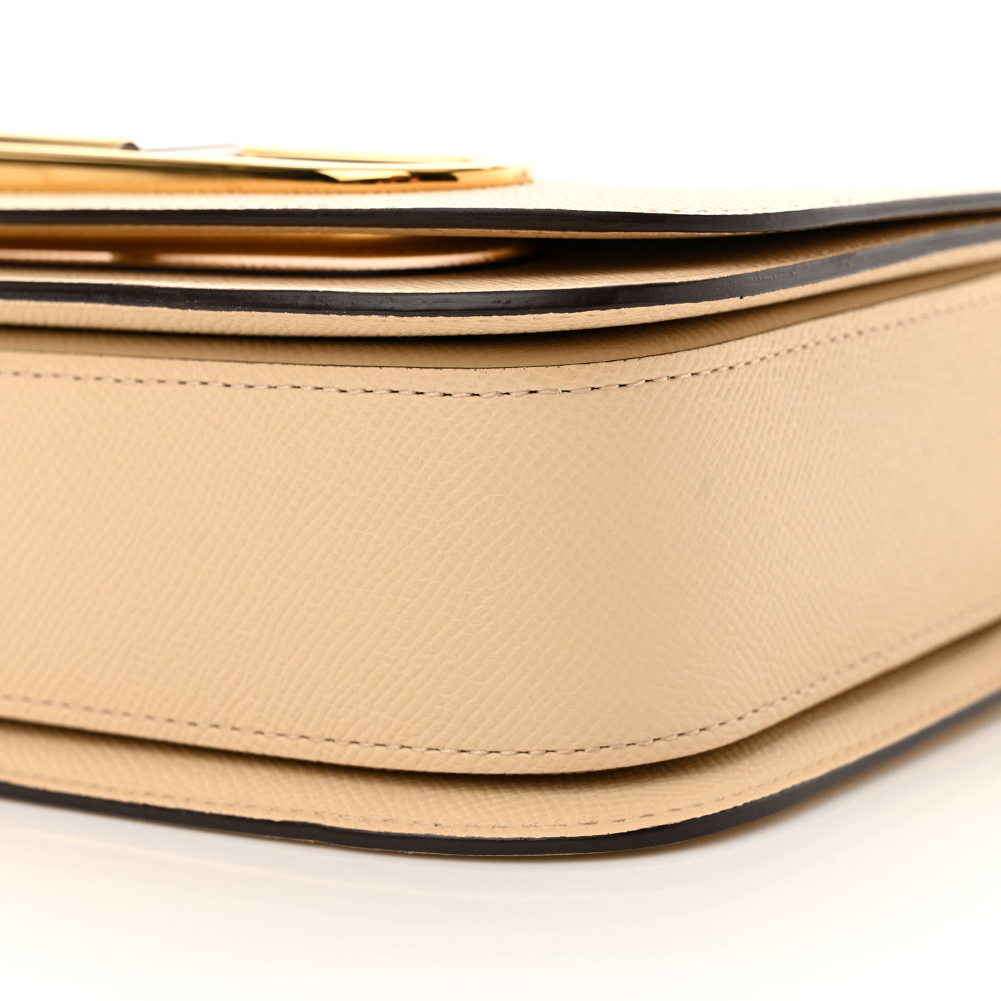 Alpina Calfskin Lingot Crossbody Dune