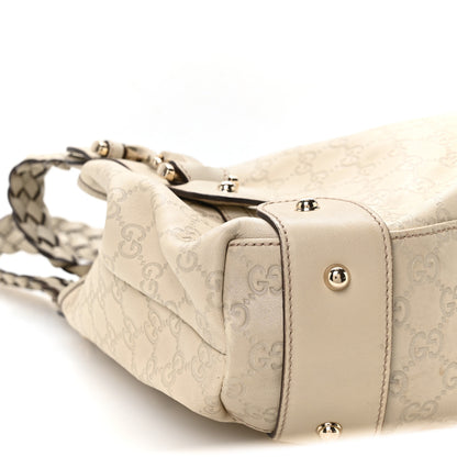 Gucci Guccissima Small Pelham Shoulder Bag Off White 9 of 10