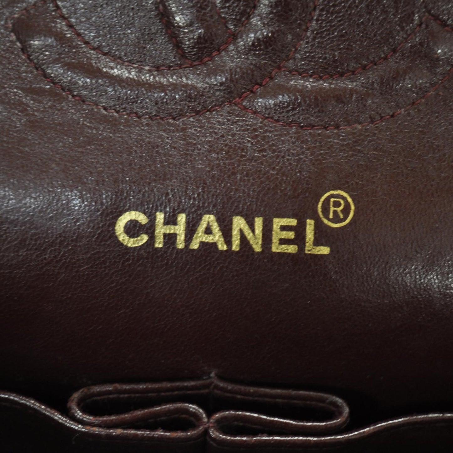 Lambskin Medium Double Flap Black