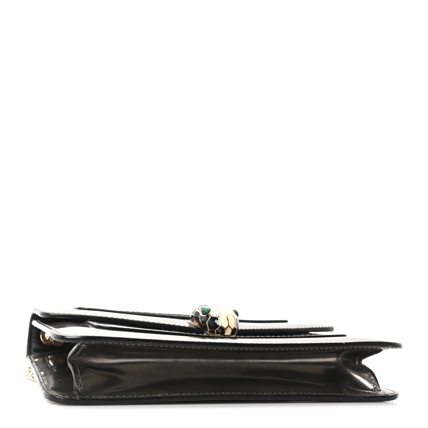 Metallic Serpenti Forever Small Shoulder Bag Silver