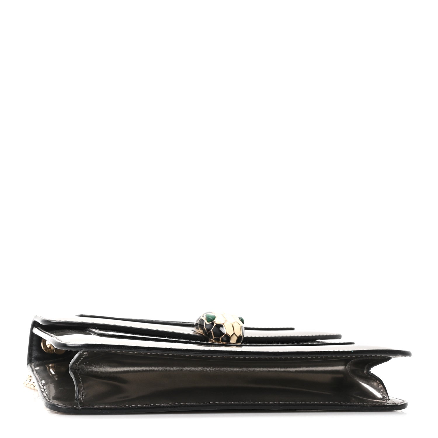 Bulgari Metallic Serpenti Forever Small Shoulder Bag Silver 4 of 9