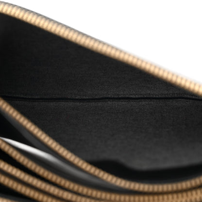 Celine Lambskin Small Trio Crossbody Bag Black 7 of 11