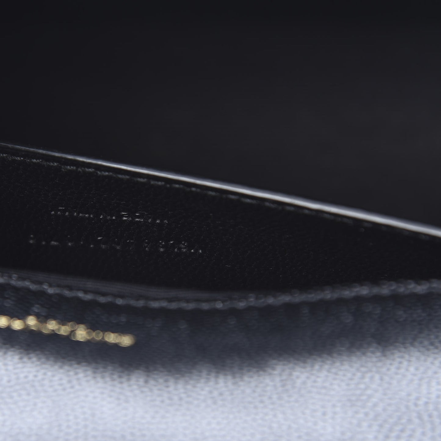 Grain De Poudre Medium Classic Monogram Kate Satchel Black