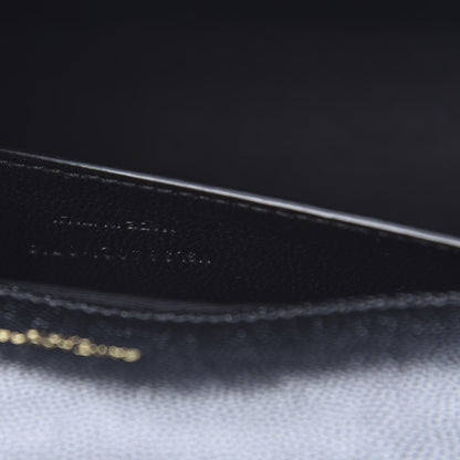 Saint Laurent Grain De Poudre Medium Classic Monogram Kate Satchel Black 8 of 12