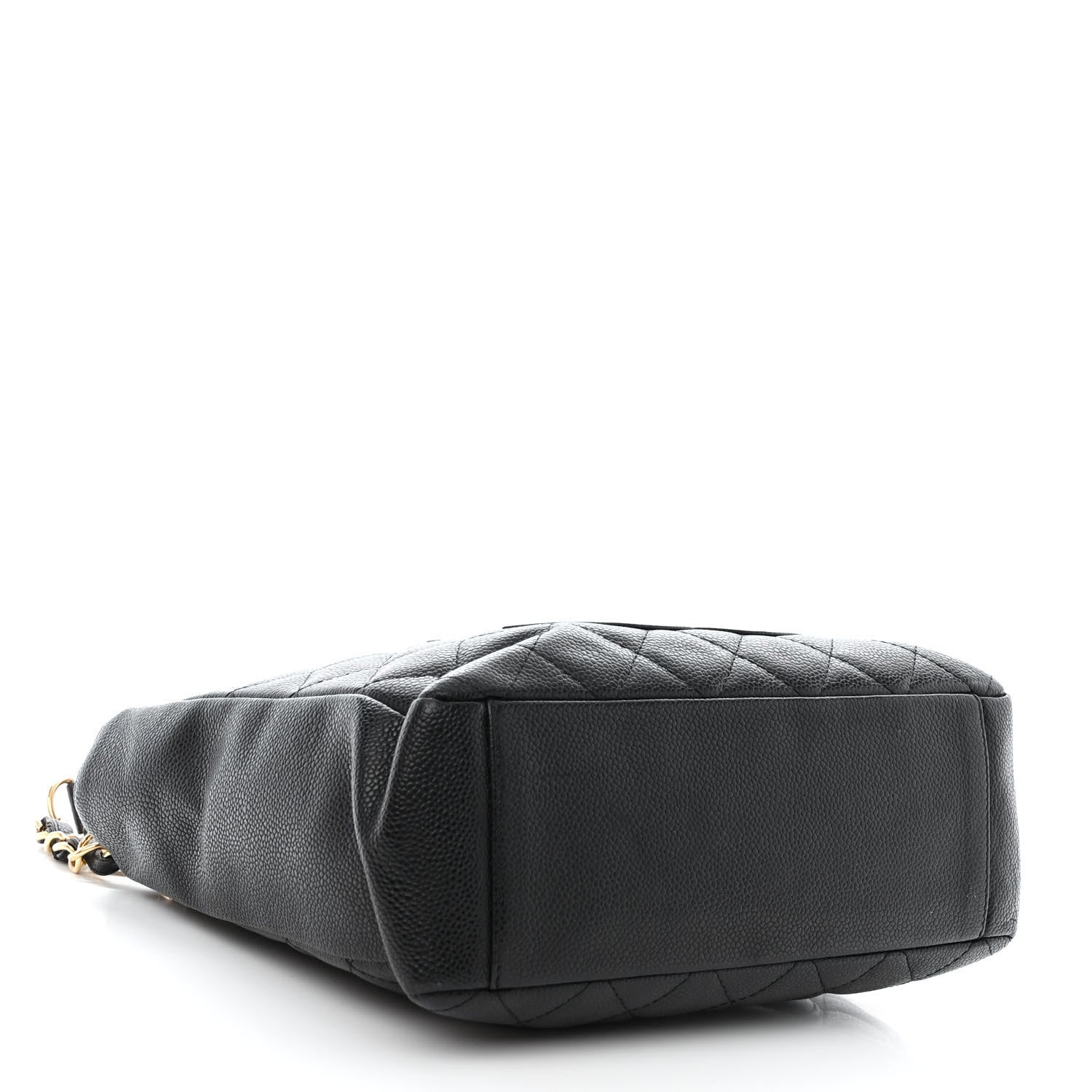 Chanel Caviar Quilted Petit Shopping Tote PST Black 4 of 10