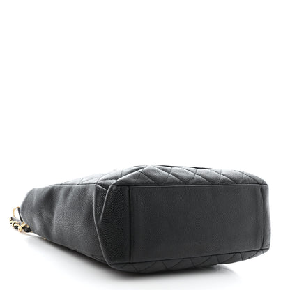 Chanel Caviar Quilted Petit Shopping Tote PST Black 4 of 10