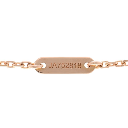 Van Cleef & Arpels VAN CLEEF & ARPELS 18K Rose Gold Carnelian Sweet Alhambra Pendant Necklace 5 of 5
