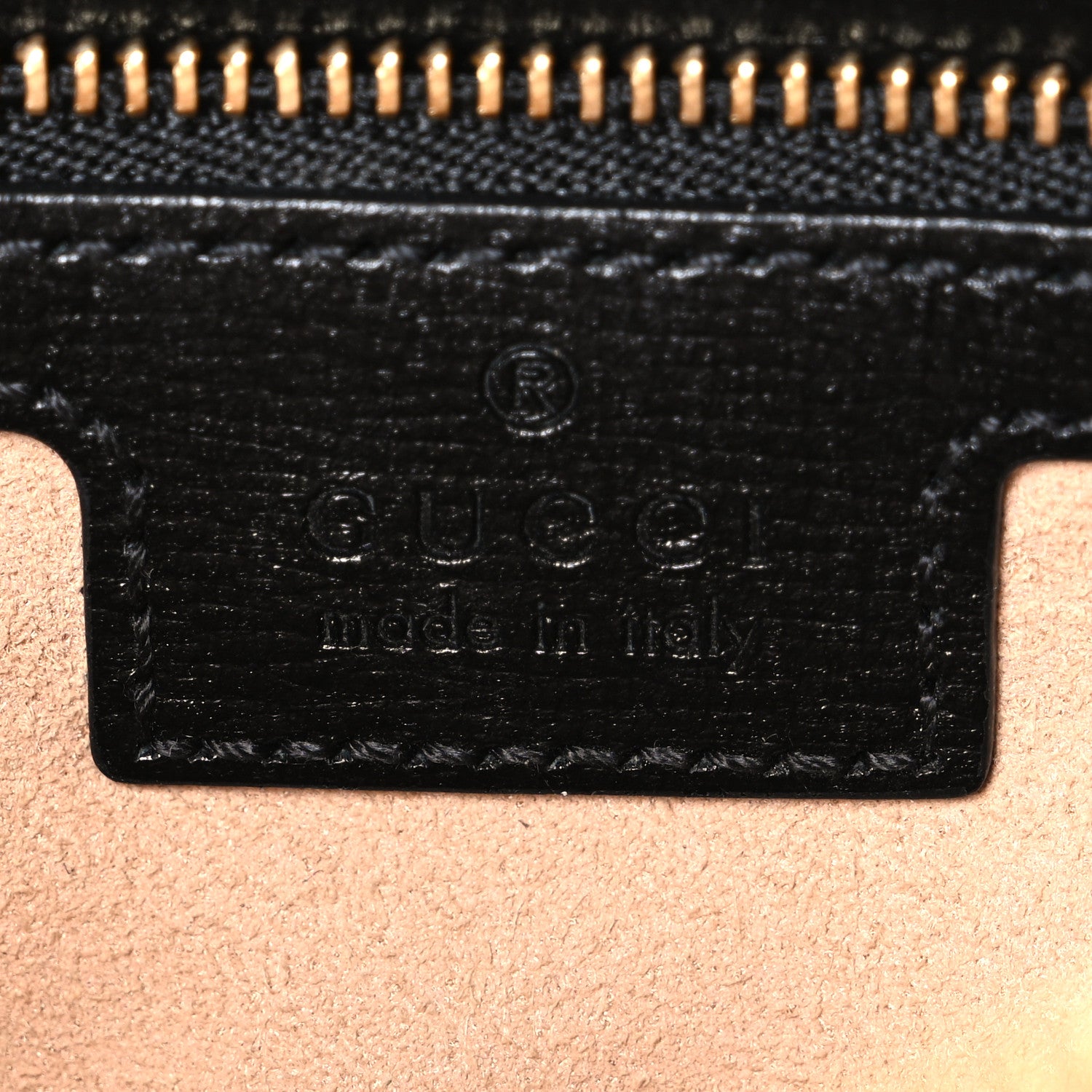 Gucci Textured Calfskin Small Horsebit 1955 Shoulder Bag Black 5 of 10