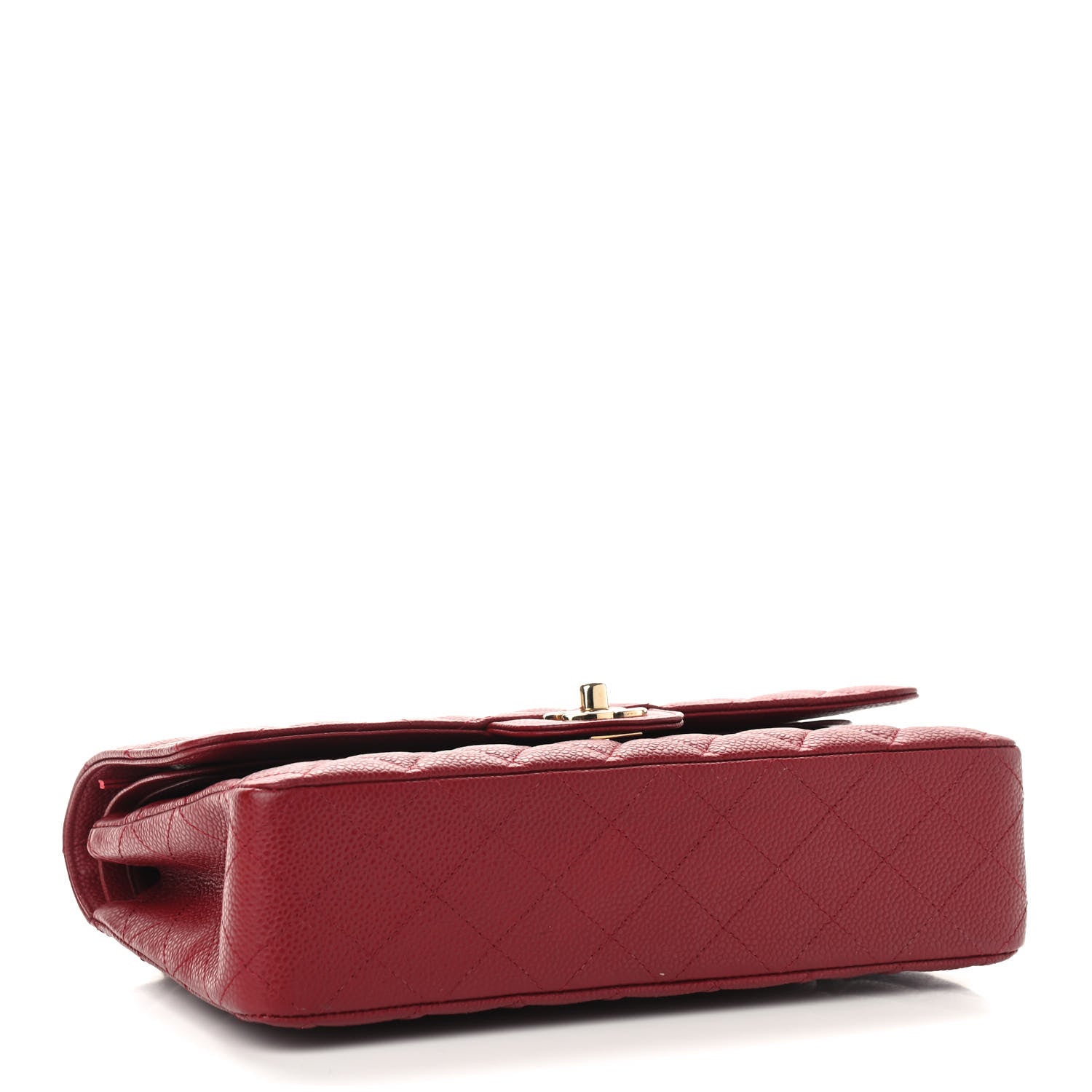 Chanel Caviar Quilted Medium Double Flap Red 4 of 10