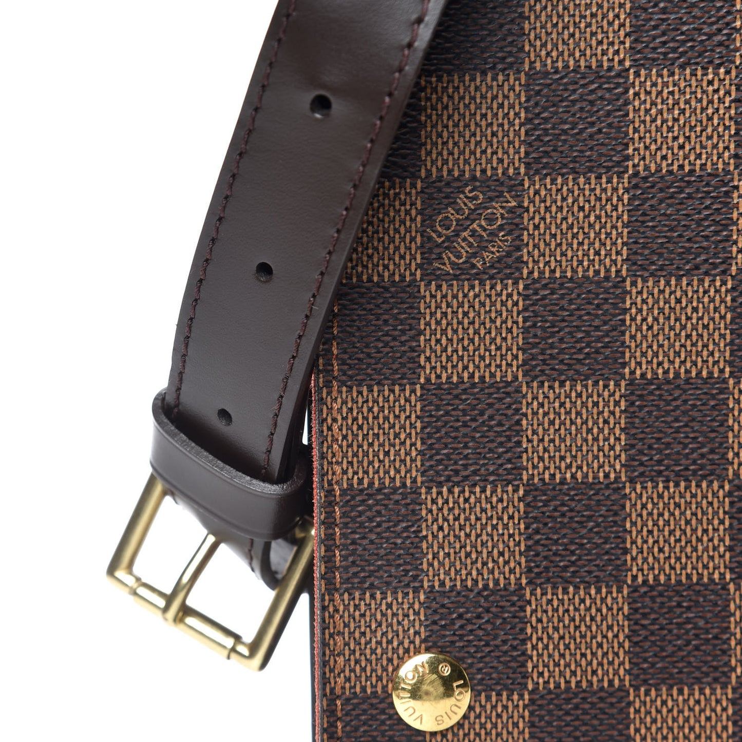 Damier Ebene Portobello Travel Shoulder Bag