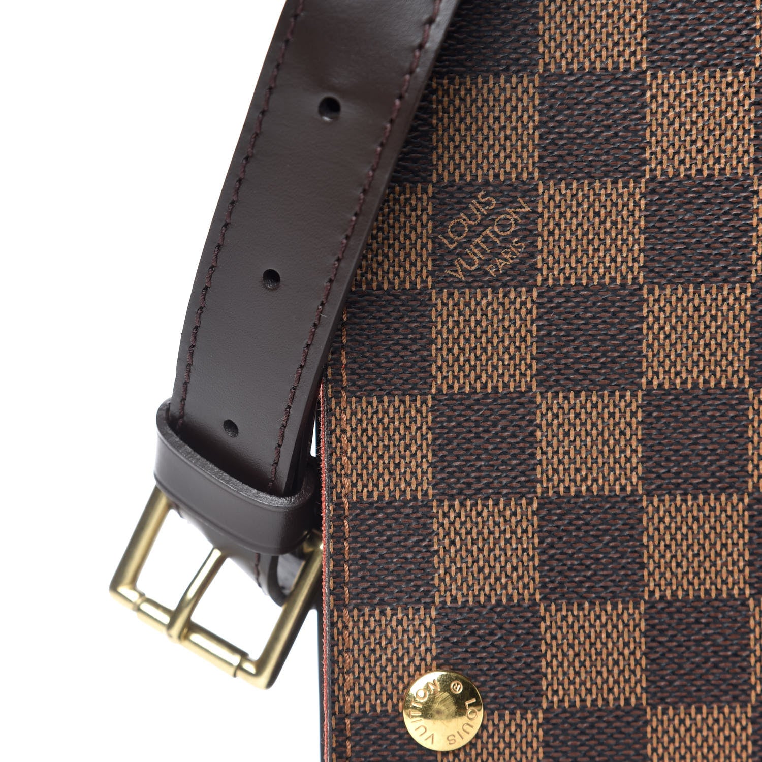 Louis Vuitton Damier Ebene Portobello Travel Shoulder Bag 11 of 11