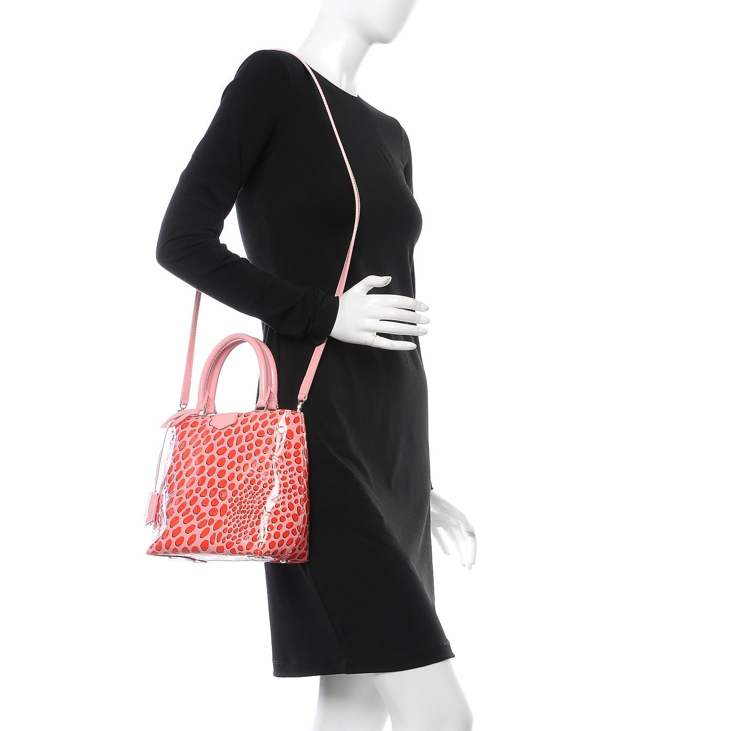 Louis Vuitton Vernis Jungle Dots Open Tote Sugar Pink Poppy 2 of 7