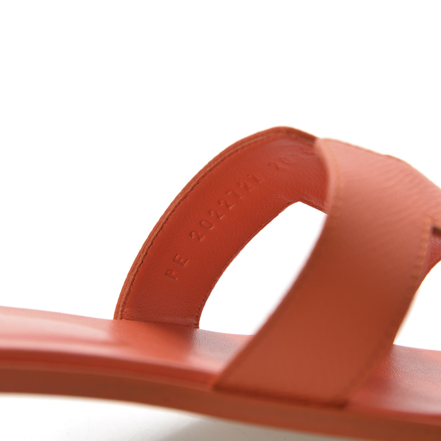 Hermes Epsom Oran Sandals 40.5 Orange Poppy 8 of 9