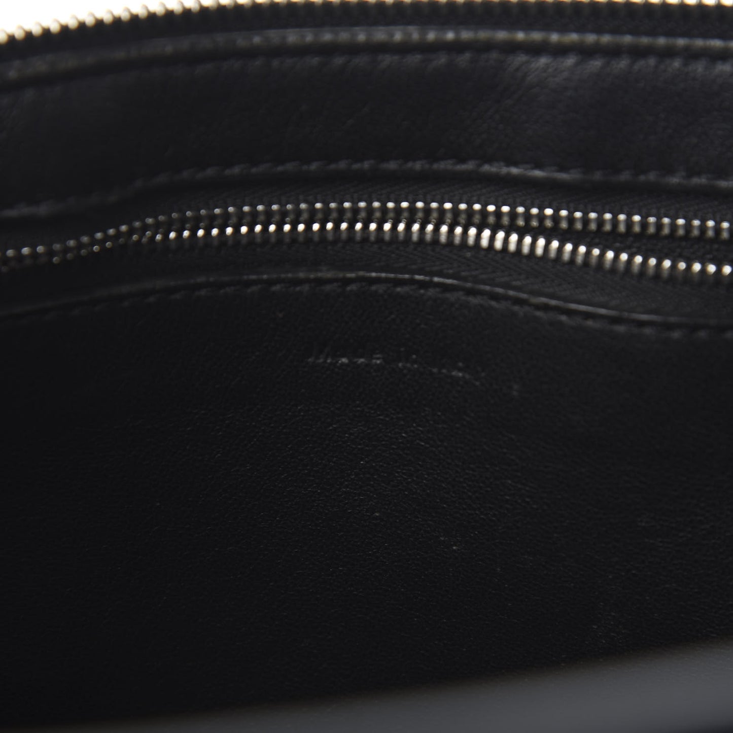 Drummed Calfskin Small Edge Shoulder Bag Indigo