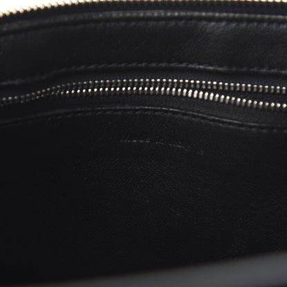 Celine Drummed Calfskin Small Edge Shoulder Bag Indigo 10 of 11