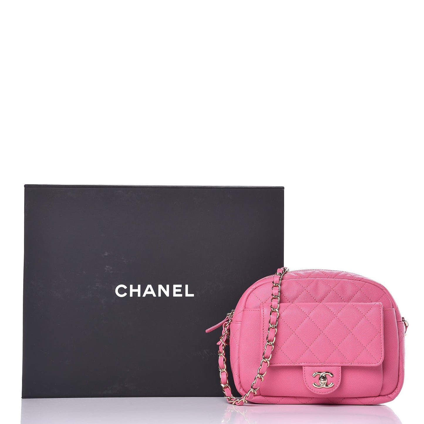 Caviar Quilted CC Day Camera Case Pink