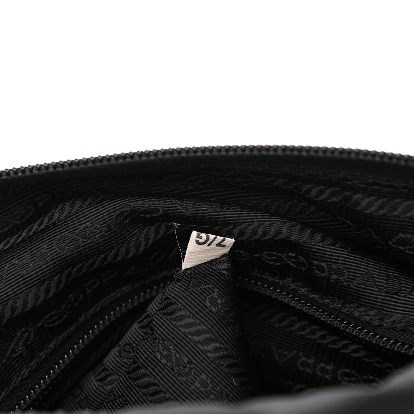 Nylon Vela Flat Messenger Bag Black