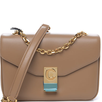 Celine Shiny Calfskin Medium C Bag Light Camel 9 of 9