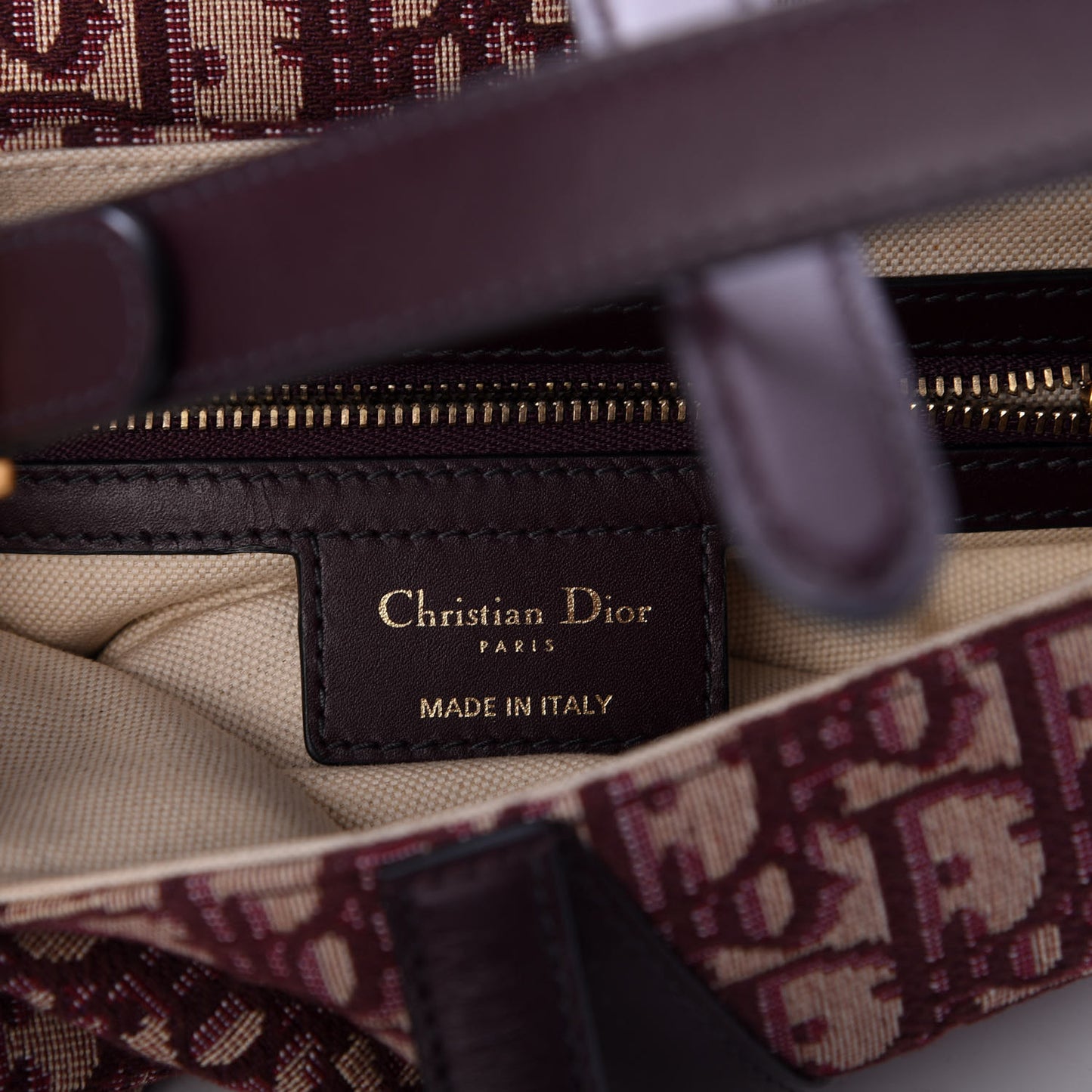 Oblique Saddle Bag Burgundy