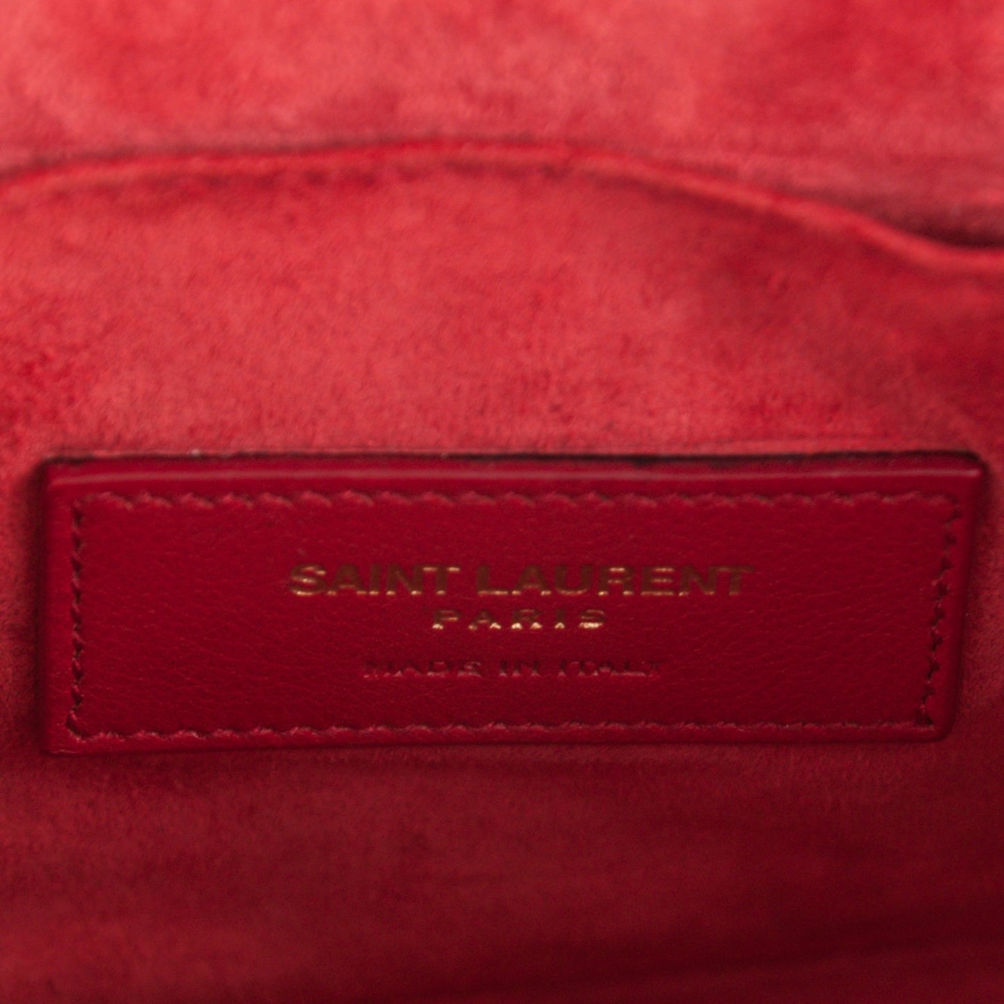 Calfskin Nano Sac De Jour Lipstick Red