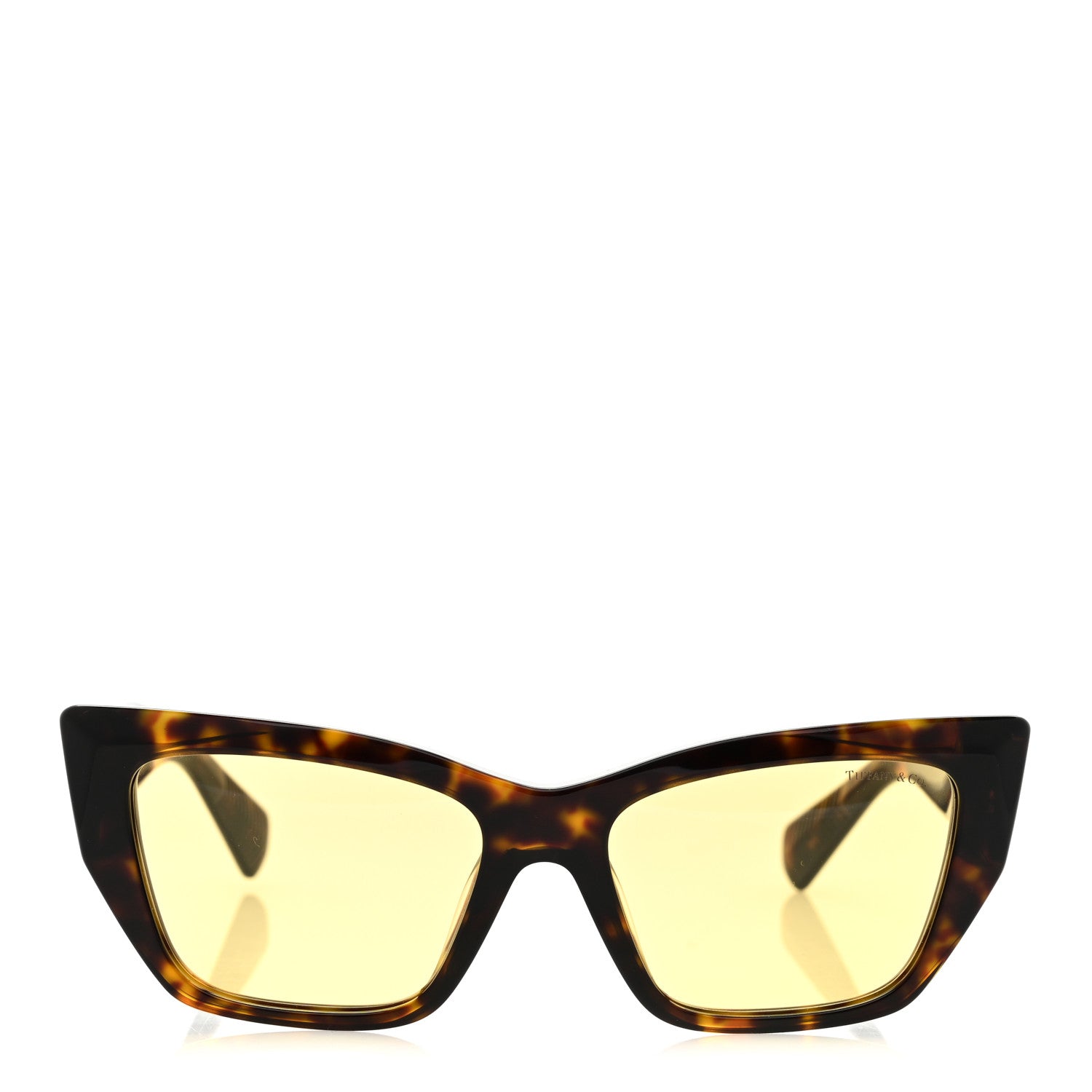 Tiffany Acetate Tortoise Sunglasses TF4230 Brown Yellow 2 of 7